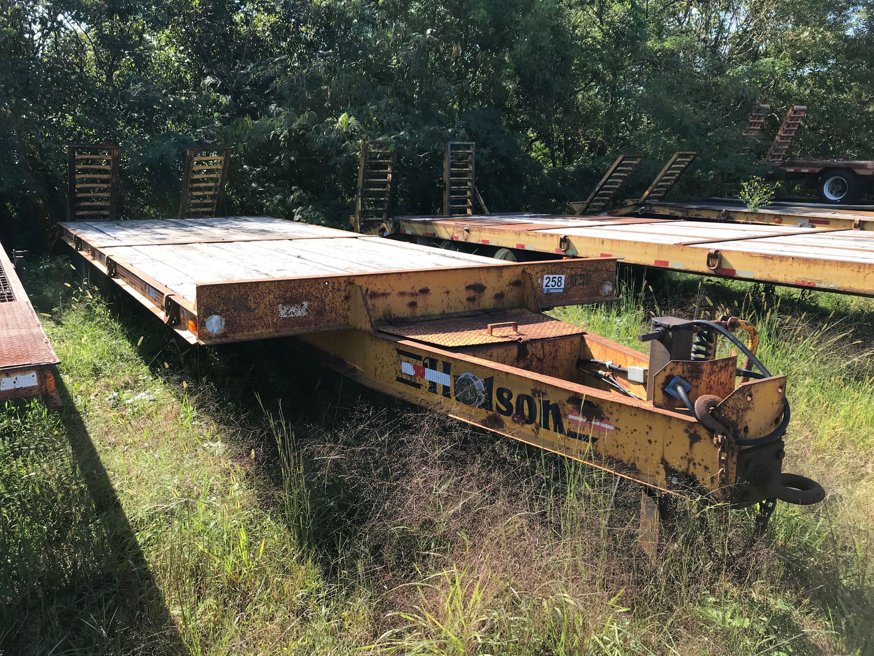 1992 Hudson HTD 10 Ton T/A Equipment Trailer (CSX Unit# ET9225)