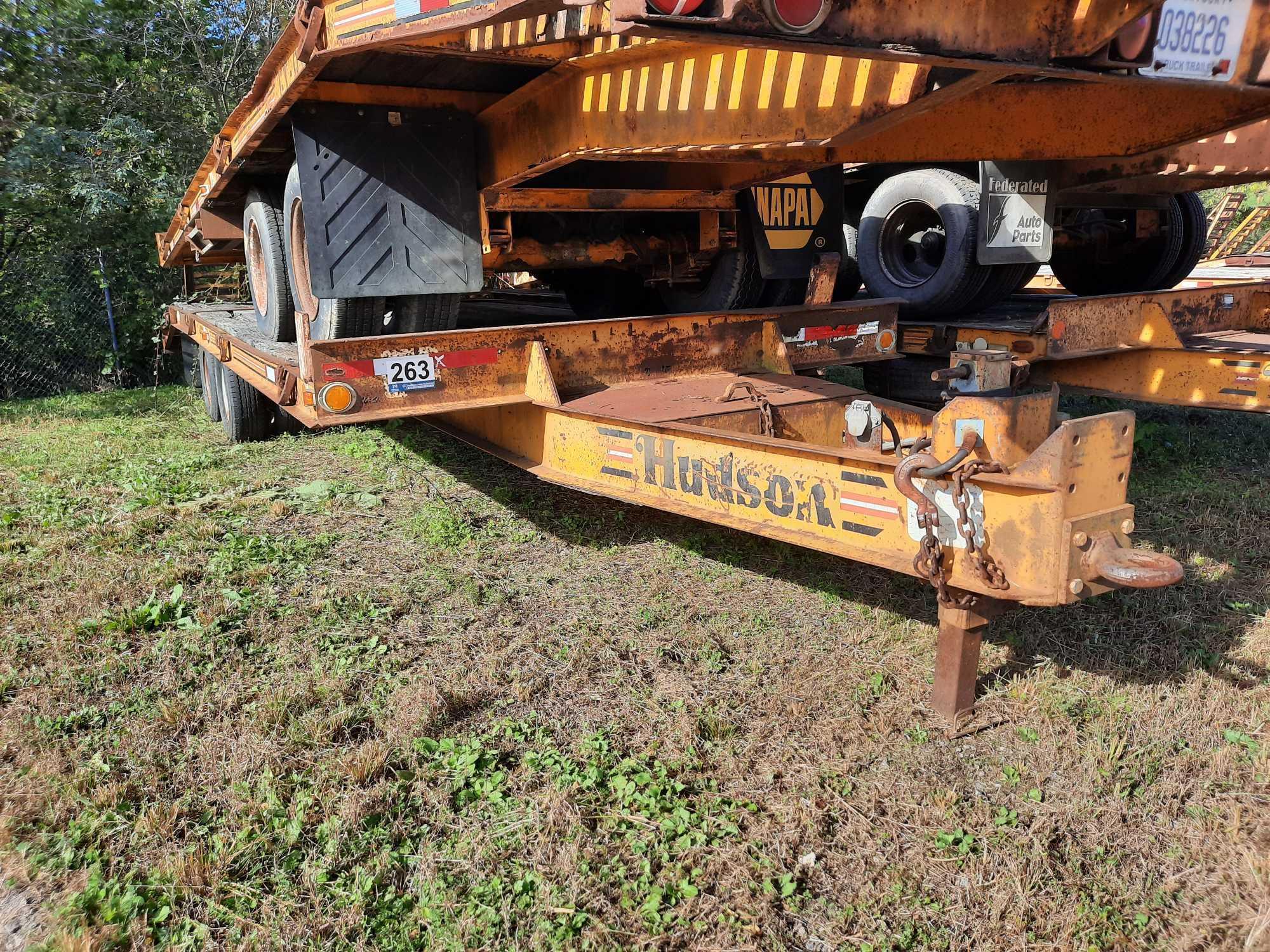 1993 Hudson HTD18D 20 Ton T/A Equipment Trailer (CSX Unit# ET9330)