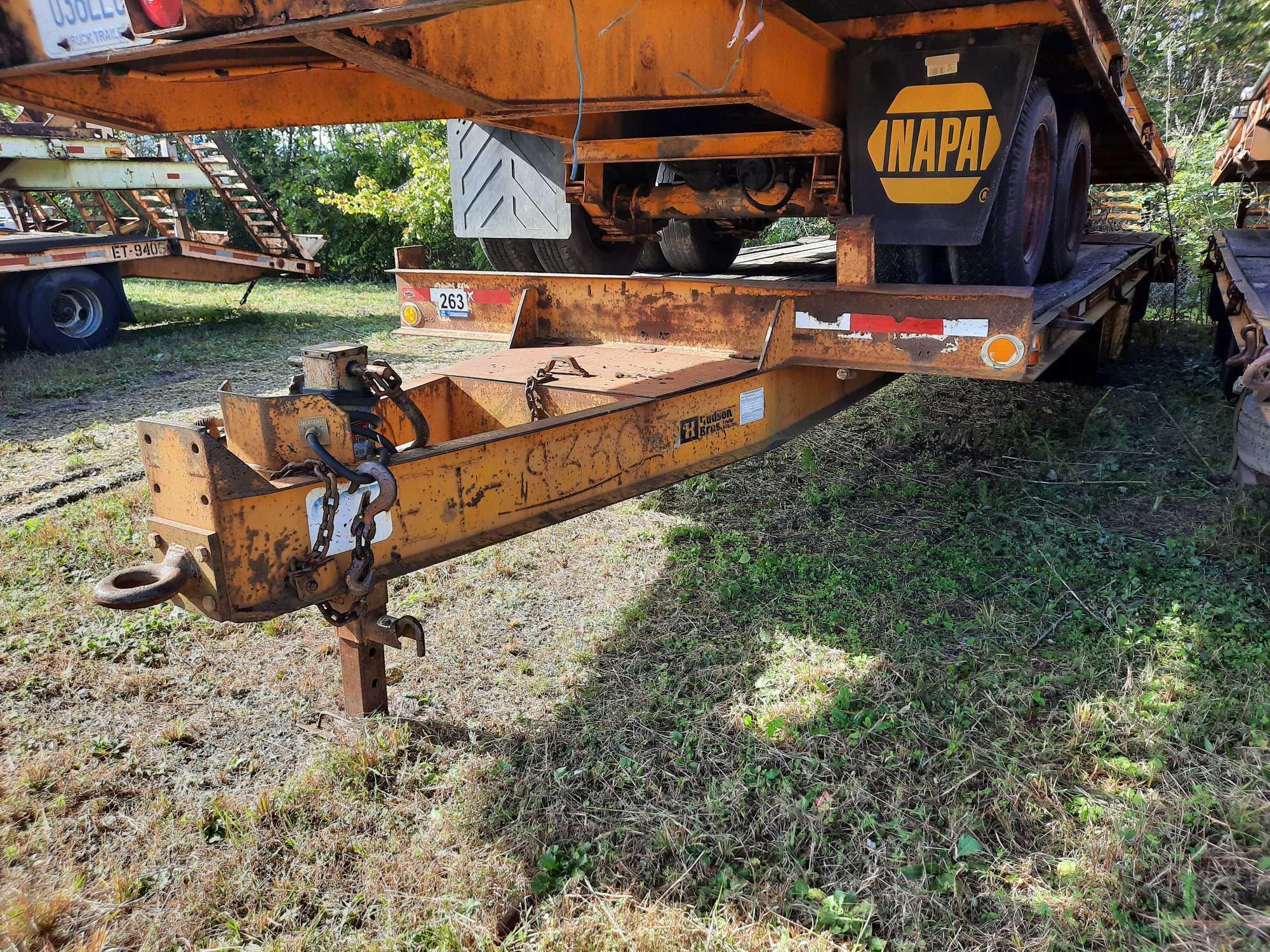 1993 Hudson HTD18D 20 Ton T/A Equipment Trailer (CSX Unit# ET9330)