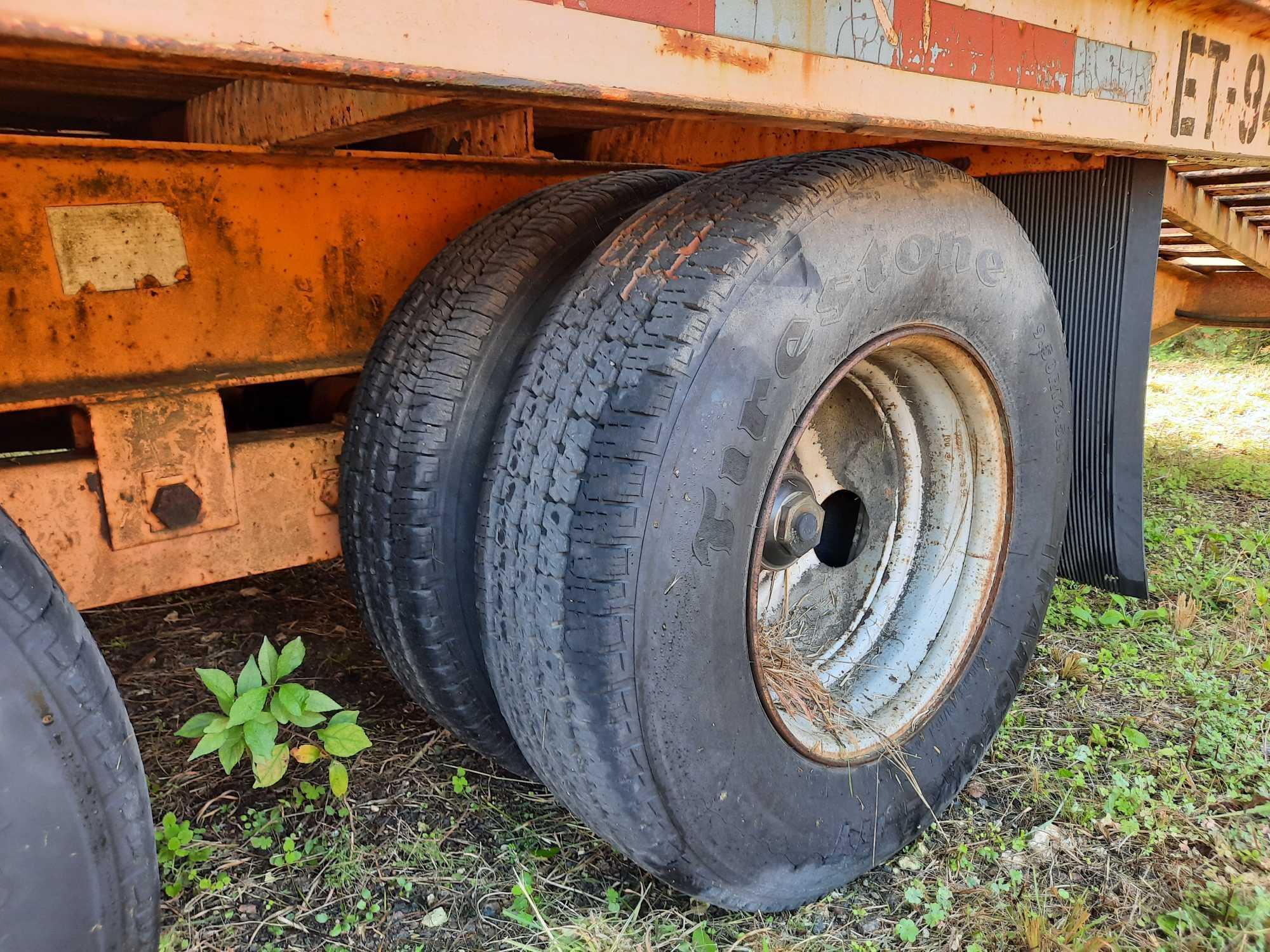 1994 Hudson HTD 12Ton T/A Equipment Trailer (CSX Unit# ET9406)