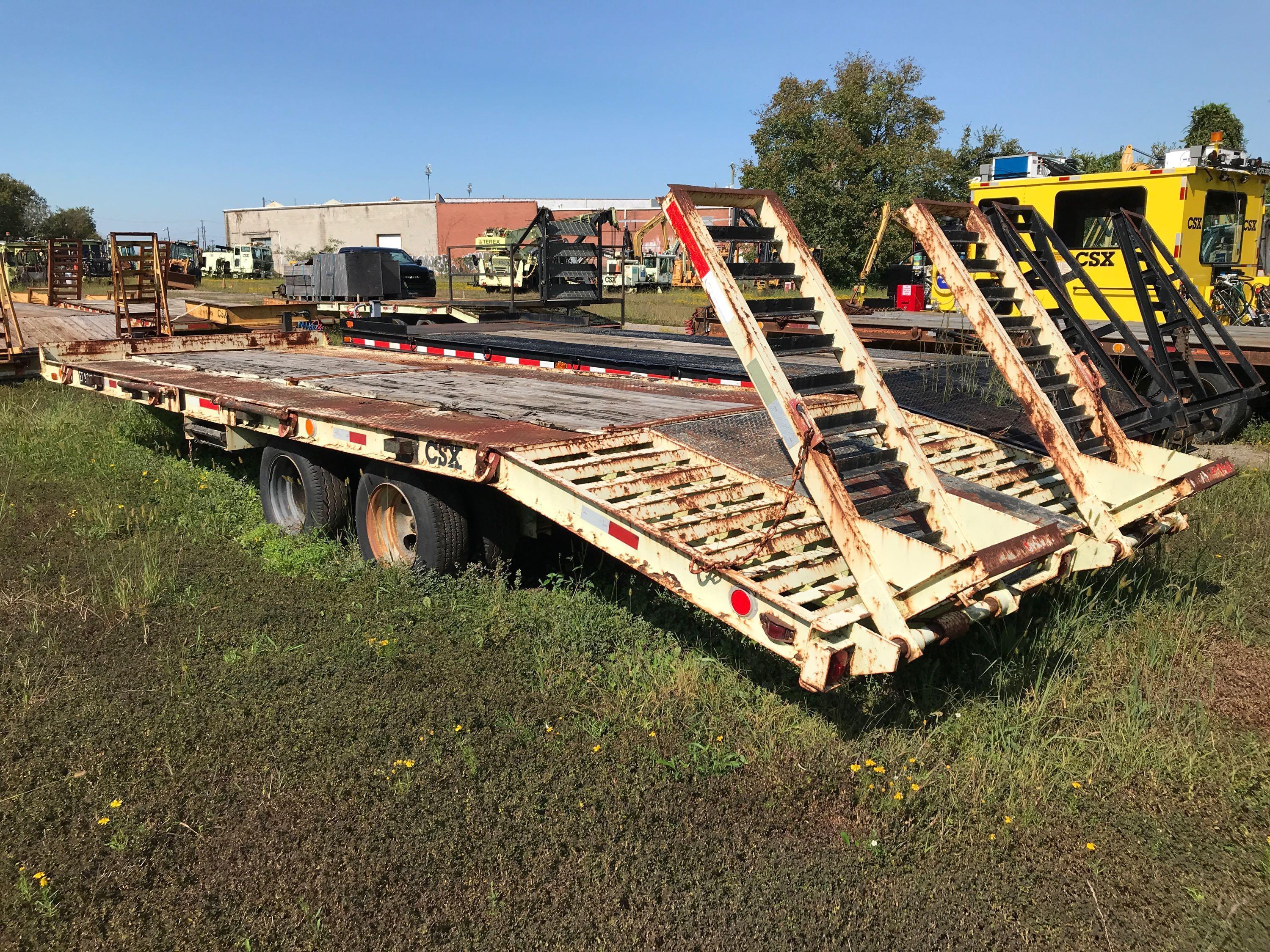 1993 Hudson HTD T/A Equipment Trailer (CSX Unit# ET9418)