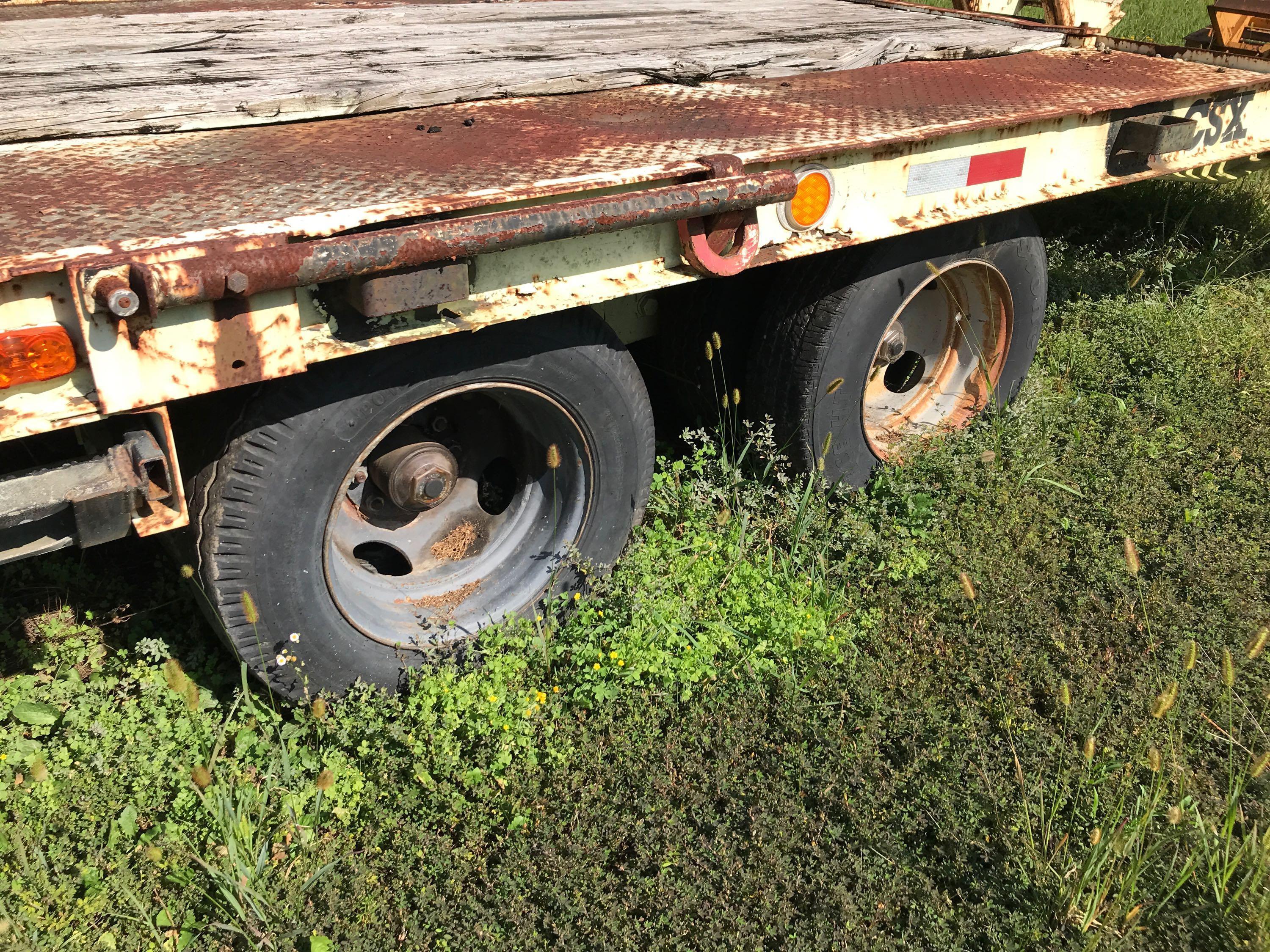 1993 Hudson HTD T/A Equipment Trailer (CSX Unit# ET9418)