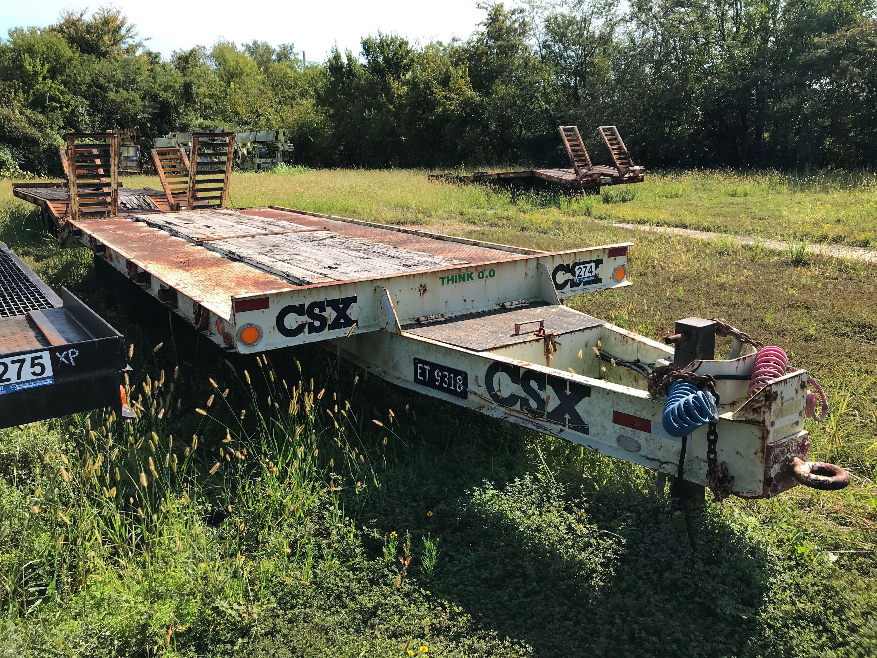 1993 Hudson HTD T/A Equipment Trailer (CSX Unit# ET9418)