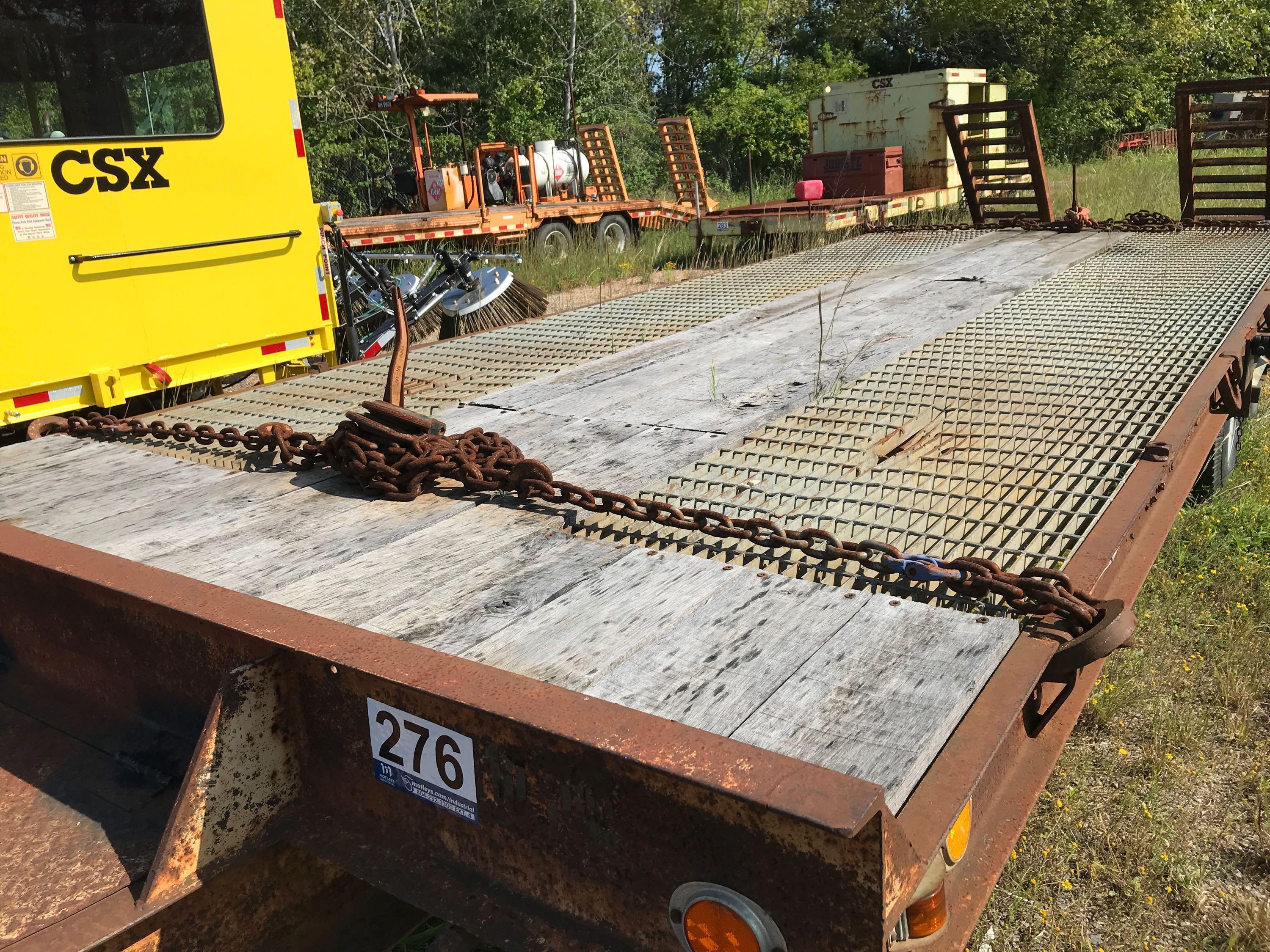 1991 Hudson HTD 10 Ton T/A Equipment Trailer (CSX Unit# ET9104)