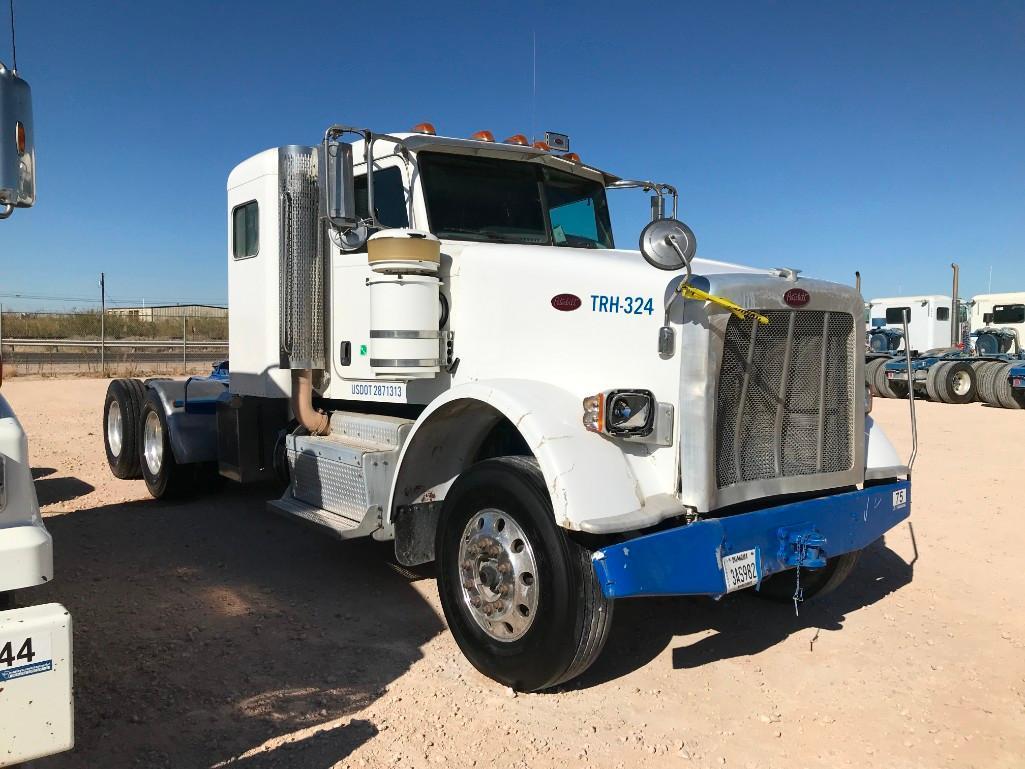 2012...Peterbilt 367 T/A Sleeper Hydraulic Truck Road Tractor (Unit #TRH-324) (INOPERABLE)