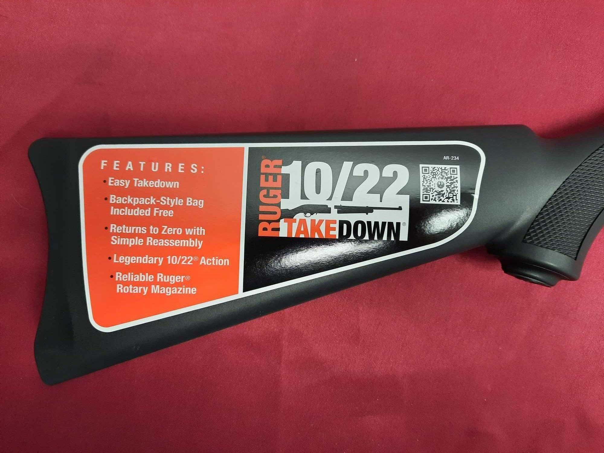 RUGER 10/22 TAKEDOWN RIFLE