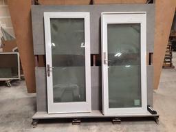 ASSORTED WINDOWS, DOORS & ROLLING A-FRAME