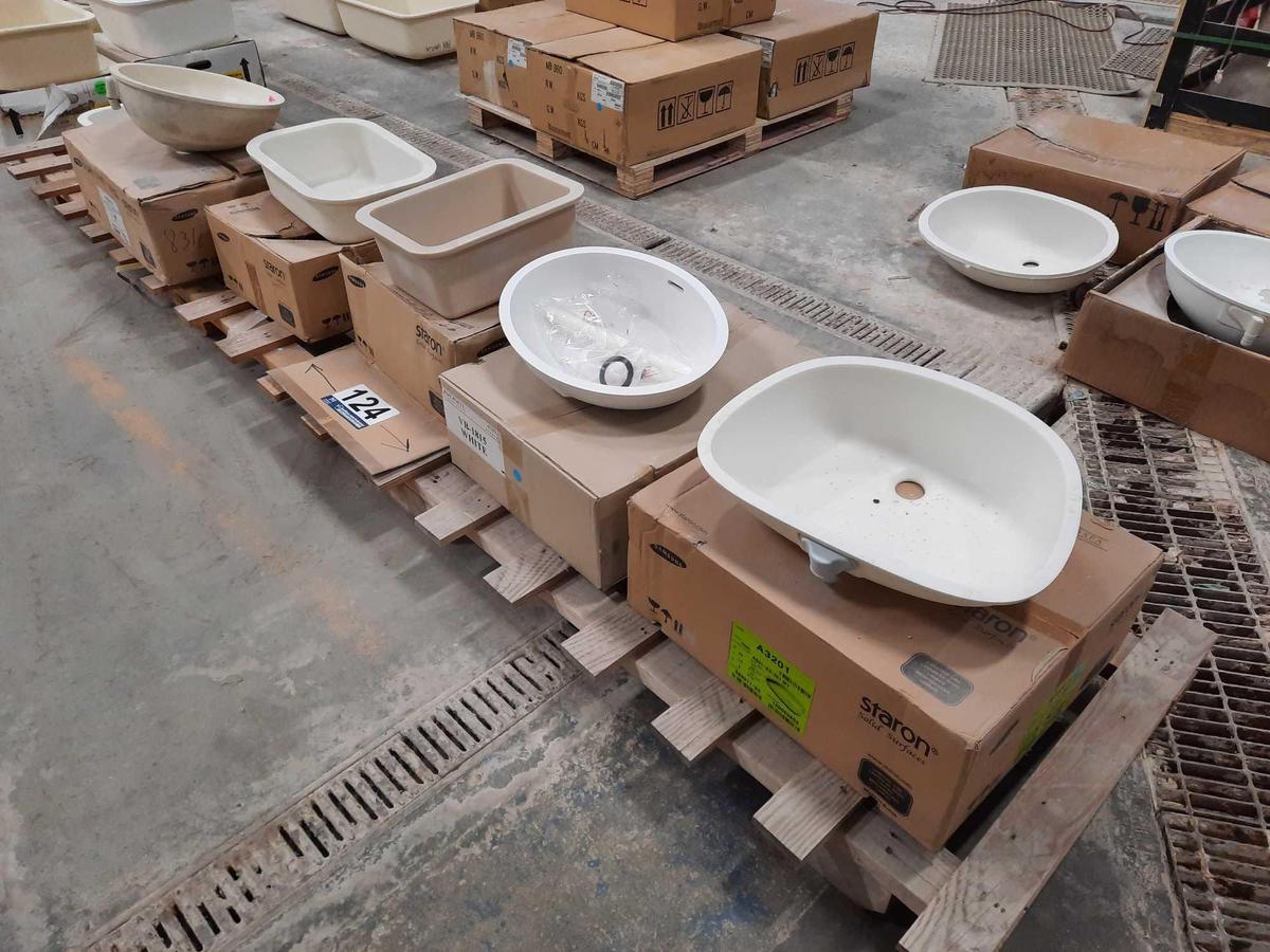 ASSORTED SOLID SURFACE SINKS