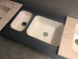 SOLID SURFACE SINK DISPLAY UNITS