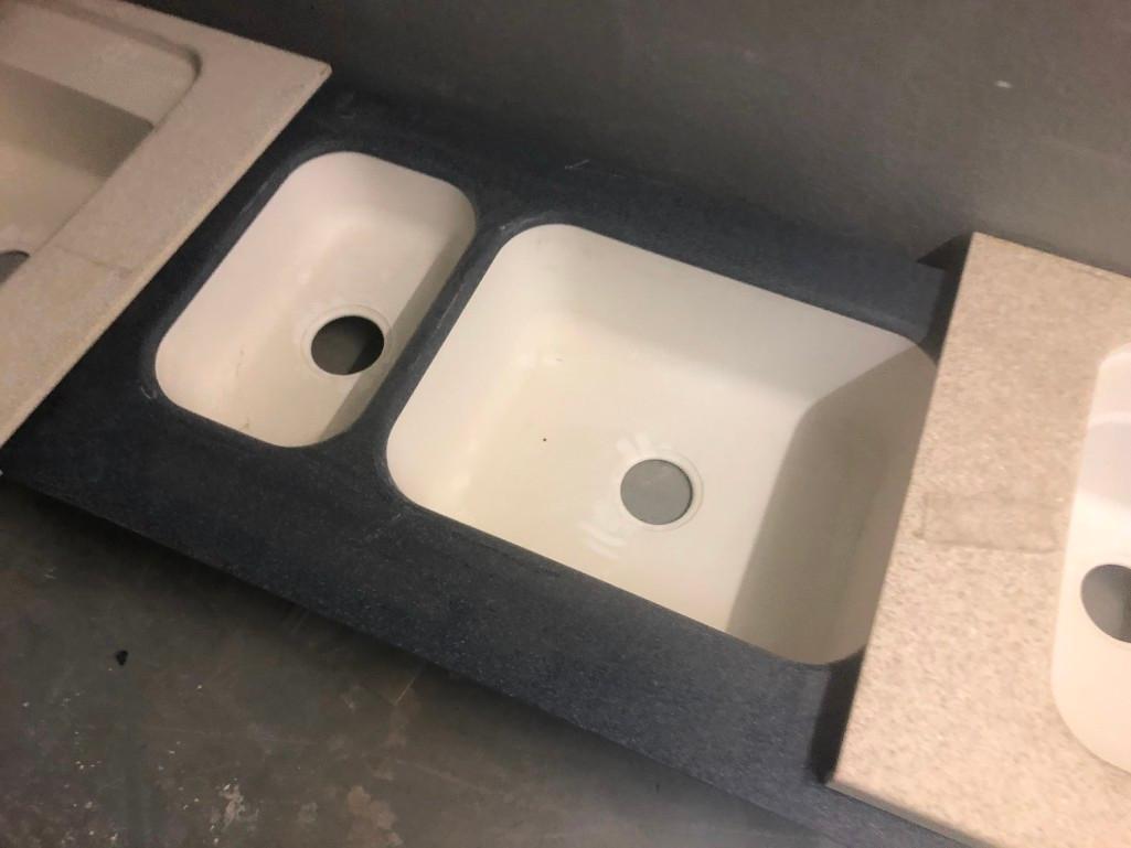 SOLID SURFACE SINK DISPLAY UNITS