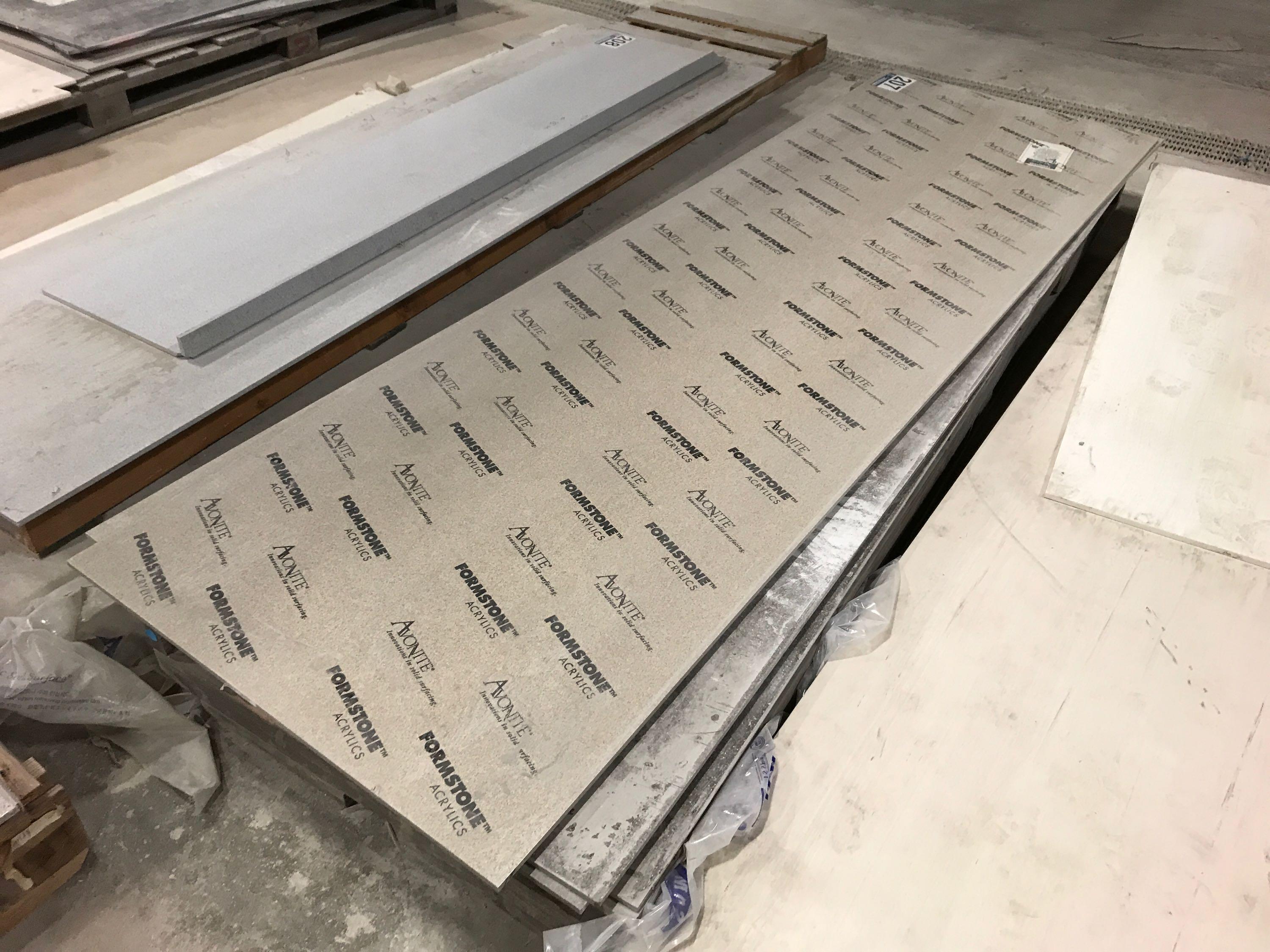 VARIOUS SOLID SURFACE SHEETS