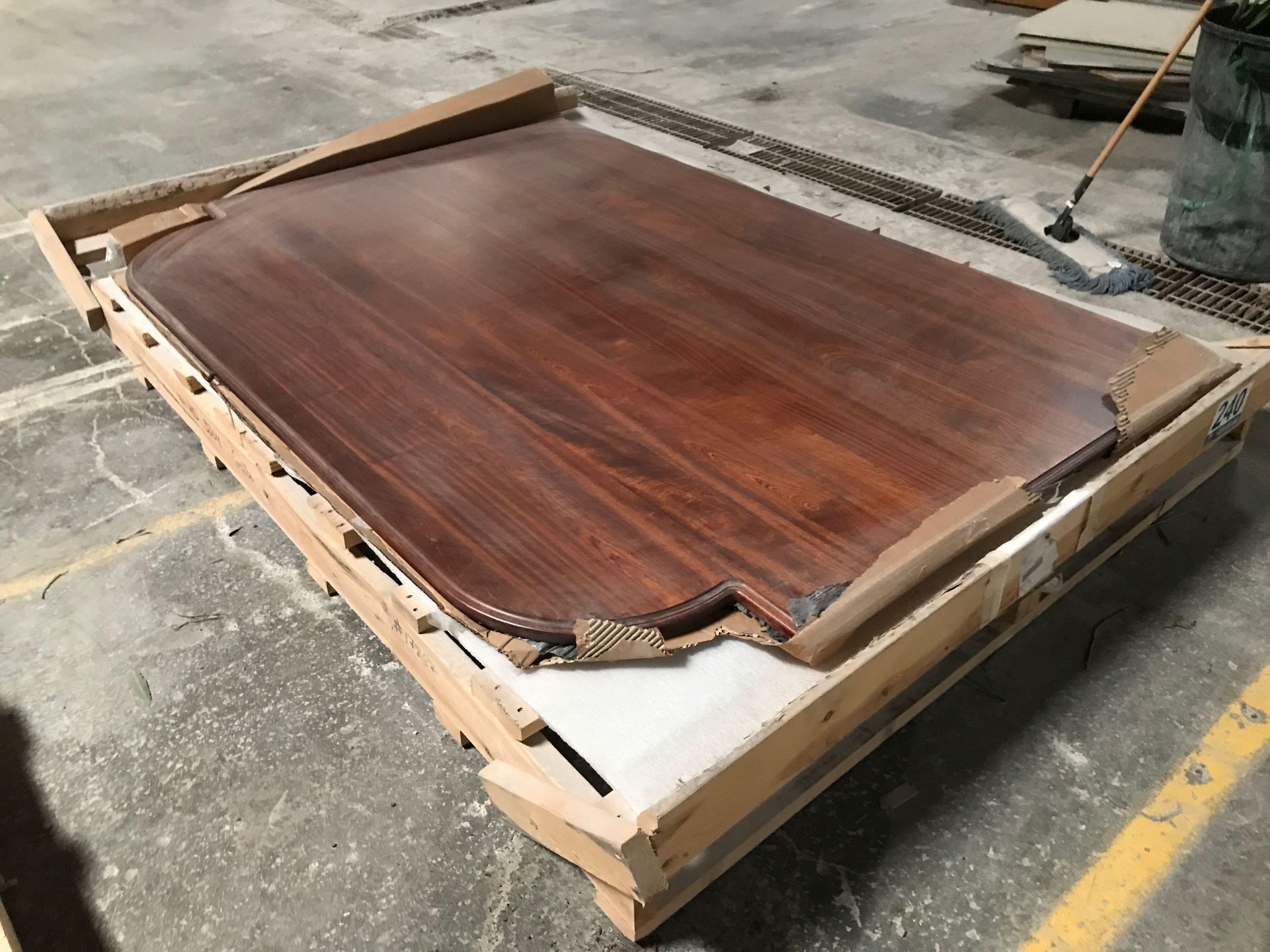 CUSTOM SOLID WOOD ISLAND COUNTERTOP