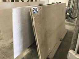 POLISHED MARBLE SLABS & A-FRAME