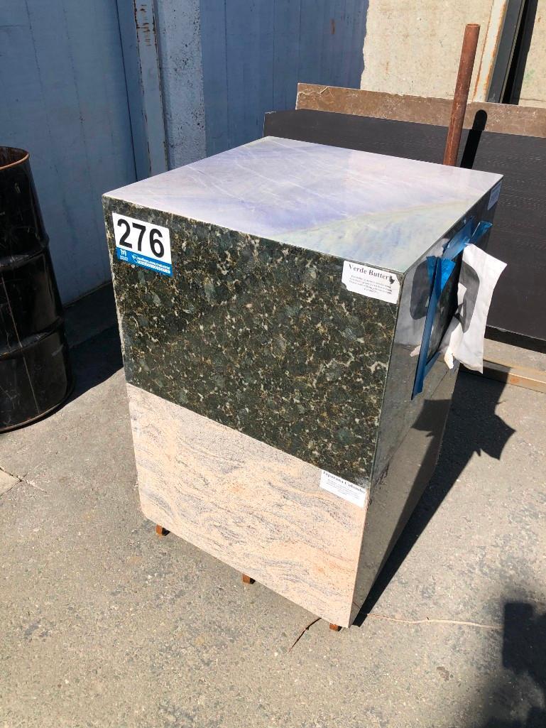 GRANITE DISPLAY CUBE