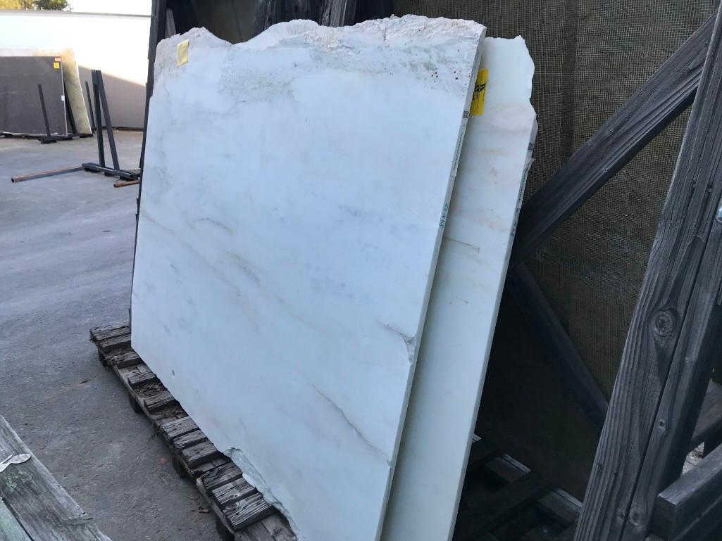 GRANITE & POLISHED MARBLE SLABS & WOODEN A-FRAME