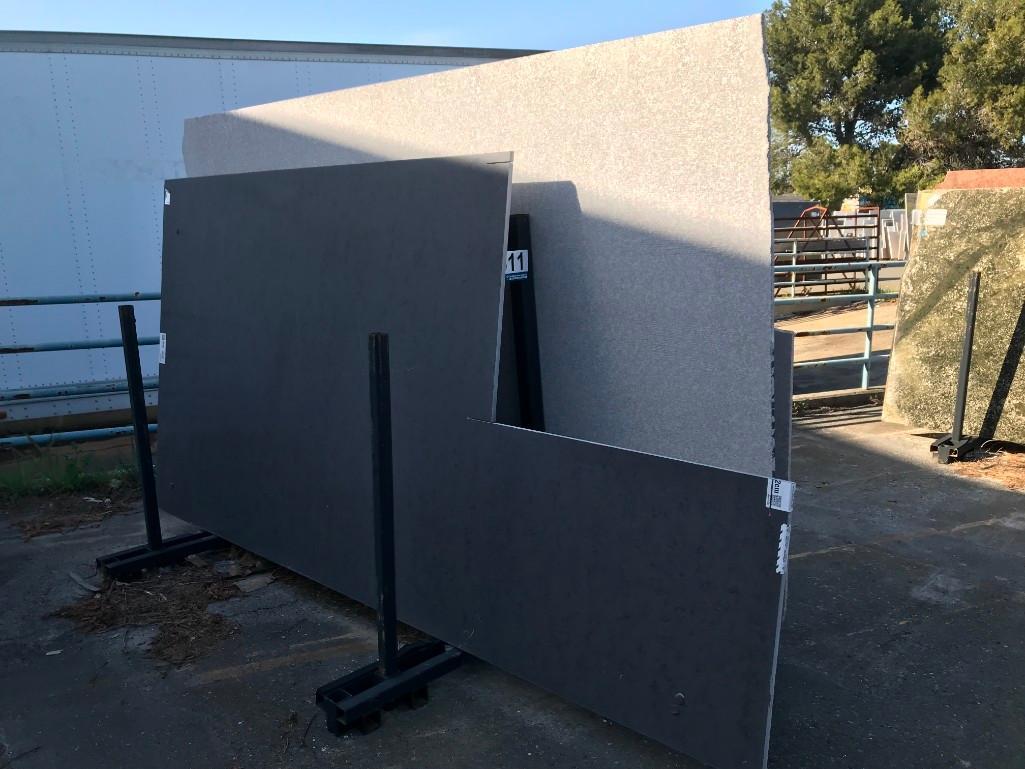 GRANITE & QUARTZ REMNANTS & SLAB RACK