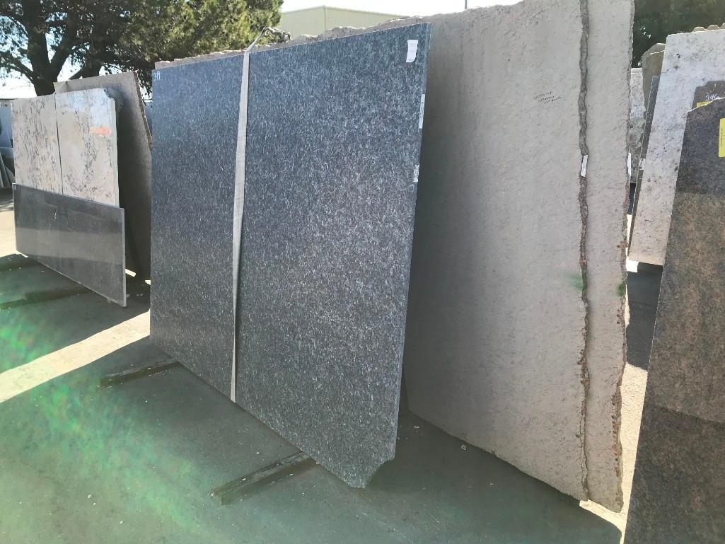 GRANITE SLABS & METAL A-FRAME