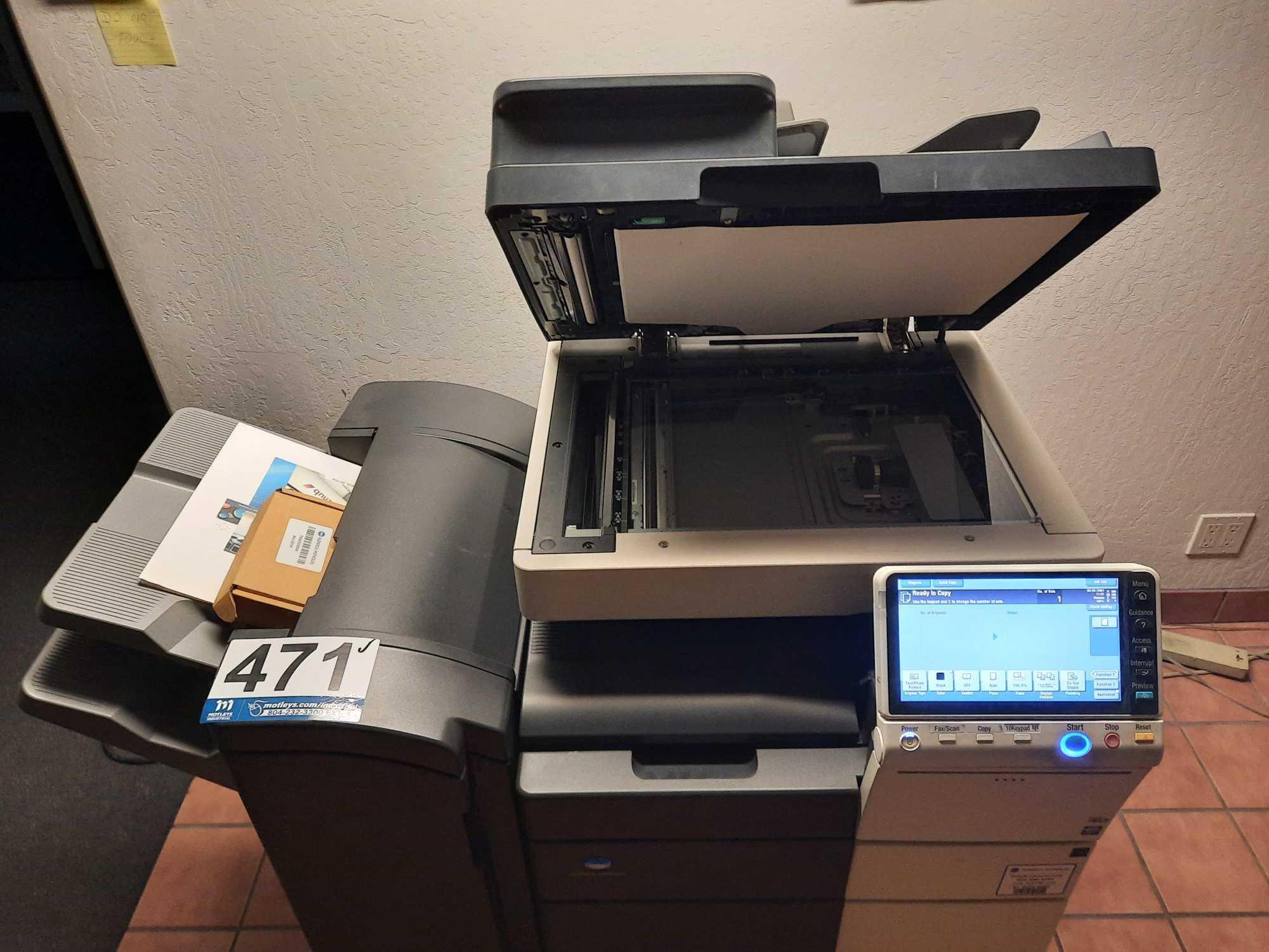 2012 KONICA MINOLTA BIZHUB C454 COPIER/PRINTER