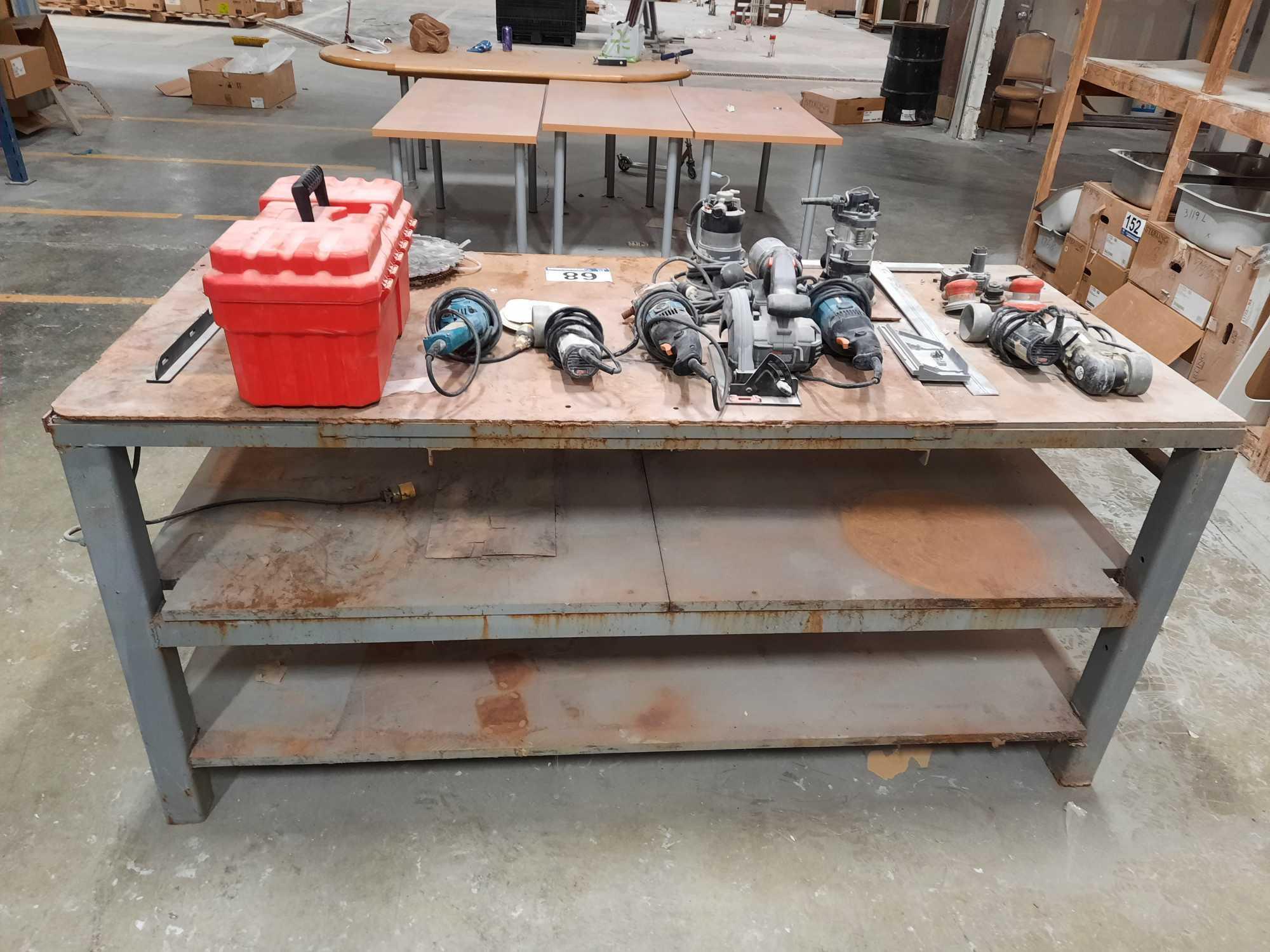 SHOP TABLE & MISC. TOOLS