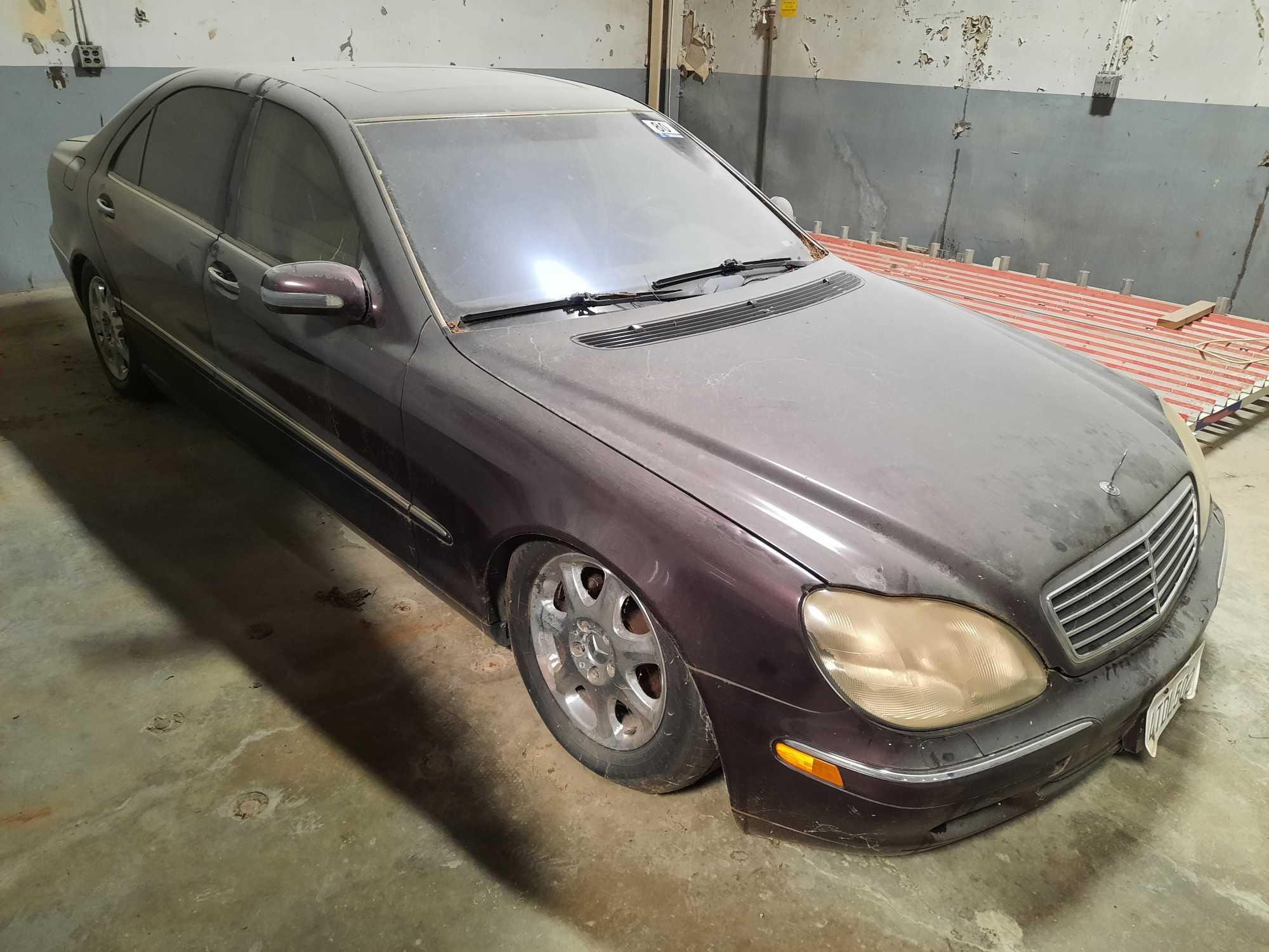 2001 MERCEDES BENZ S500 (NO KEY, NO TITLE)