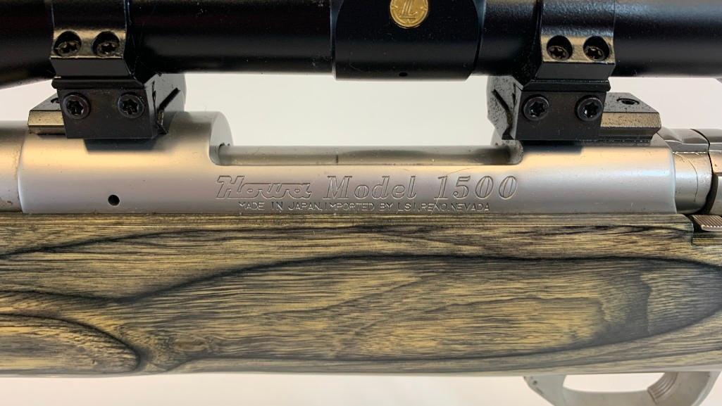 HOWA 1500 RIFLE W/ LEUPOLD SCOPE