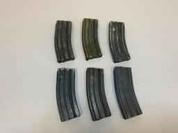 6 AR-15 30 ROUND STANAG MAGAZINES