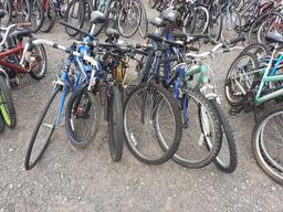 (6) BIKES - TREK, MONGOOSE, SPECIALIZED, SHIMANO, OUTLOOK, ROADMASTER