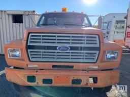 1988 Ford F700 Tar Distributor Truck, VIN # 1FDXF70H1JVA00195