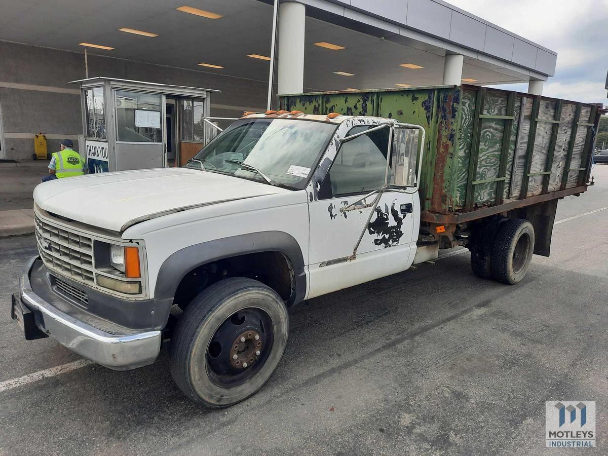 1993 Chevrolet C3500 Pickup Truck, VIN # 1GBKC34N8PJ105353