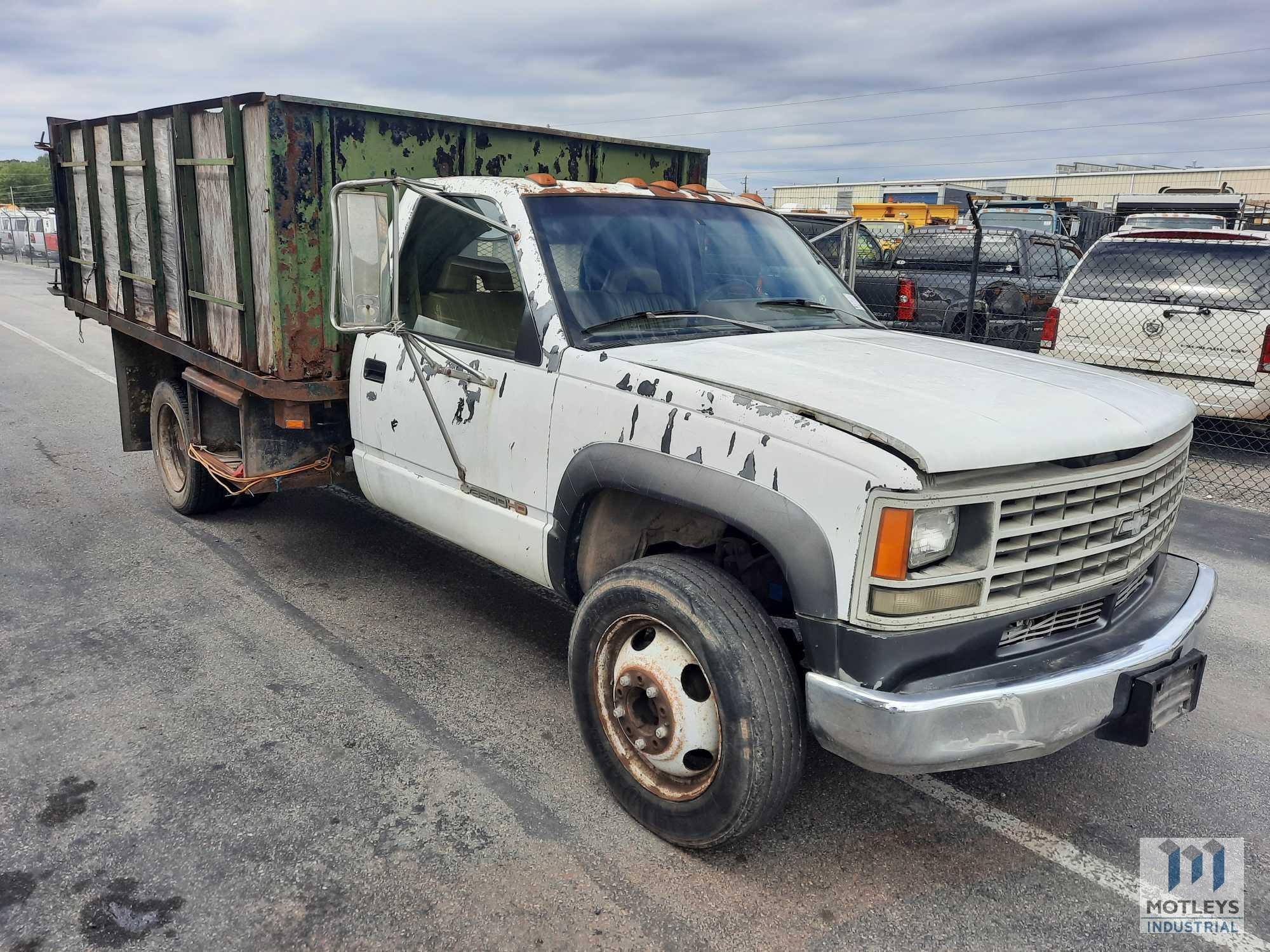 1993 Chevrolet C3500 Pickup Truck, VIN # 1GBKC34N8PJ105353