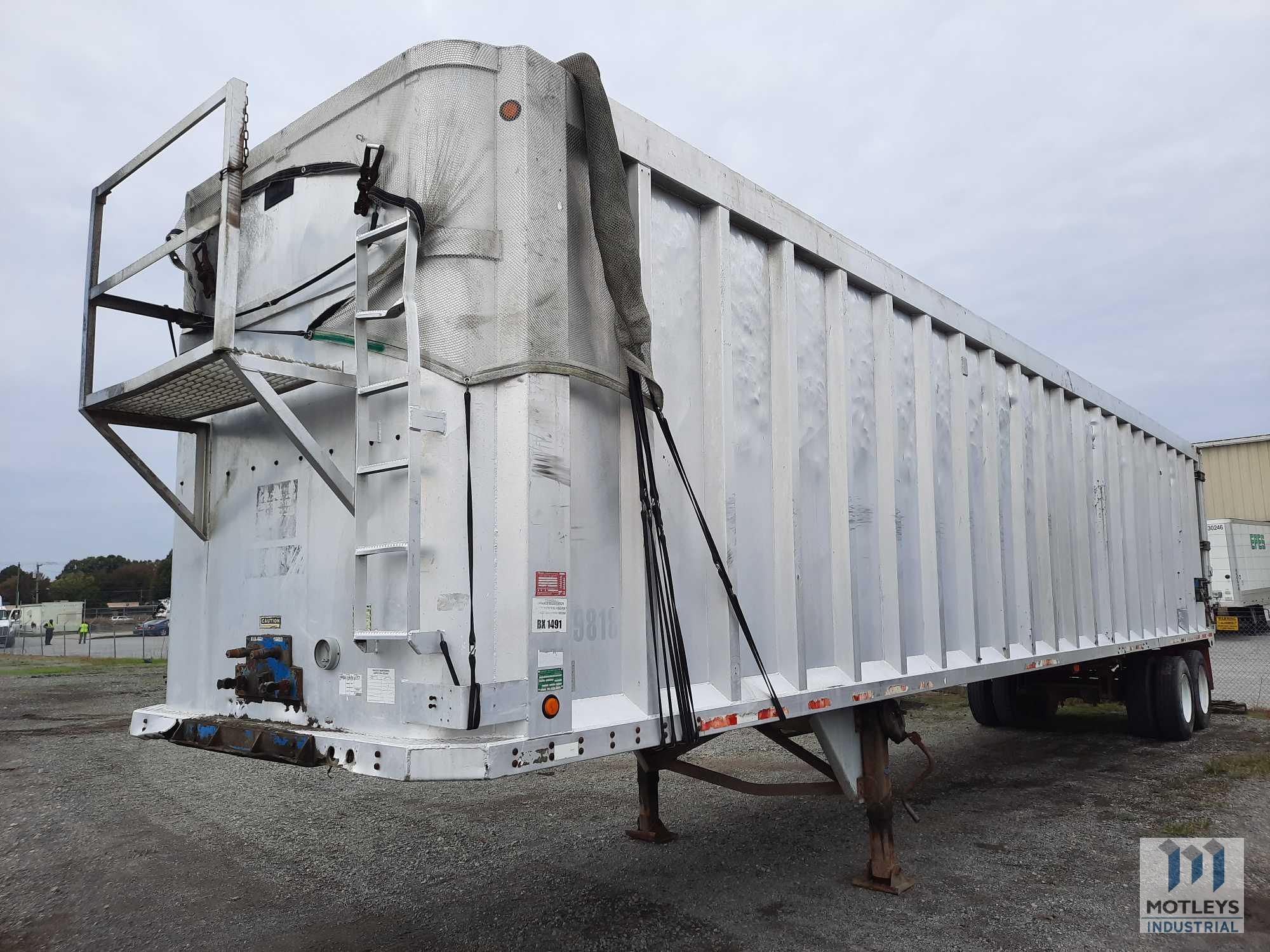 1997 JJ 45 FT. OPEN TOP T/A ALUMINUM TRASH TRAILER