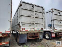 2000 JJ 45 FT. OPEN TOP T/A ALUMINUM TRASH TRAILER