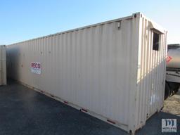 40' Conex Box With Built In Shelving