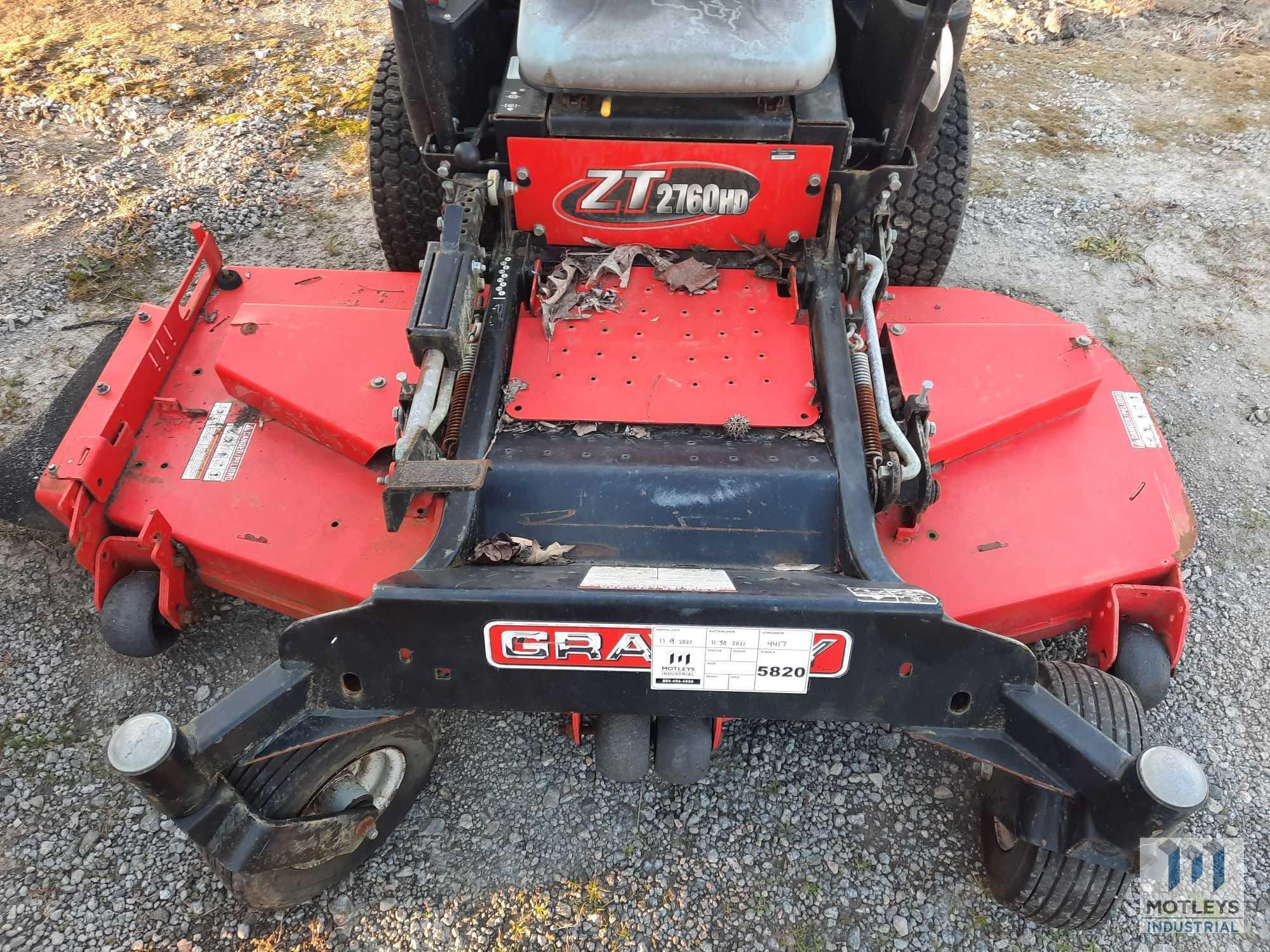 2008 Gravely ZT2760 HD Riding Mower