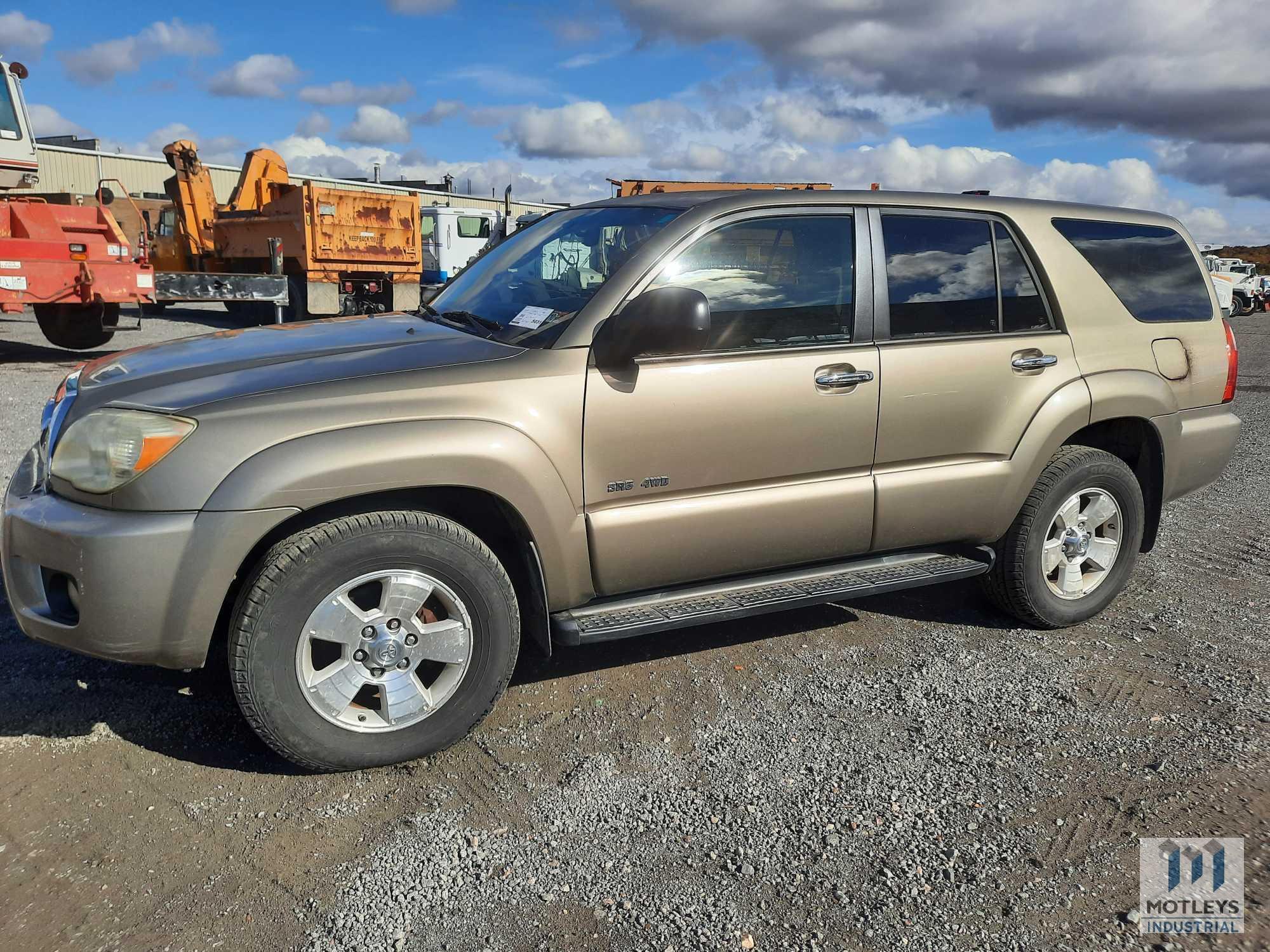 2007 Toyota 4Runner Multipurpose Vehicle (MPV), VIN # JTEBU14R578096033