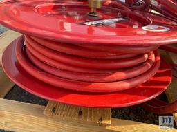 (3) Air Hose Reels With Hose