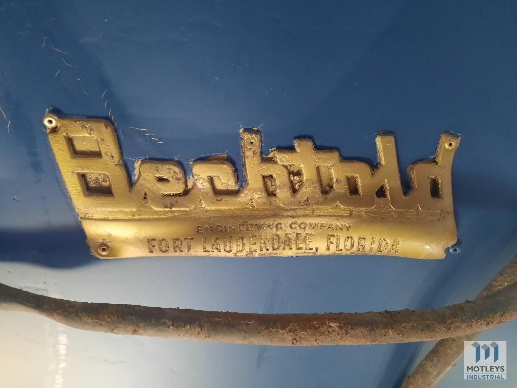 48 inch wide "Bechtold" Industrial Hydraulic Plate Roll press.