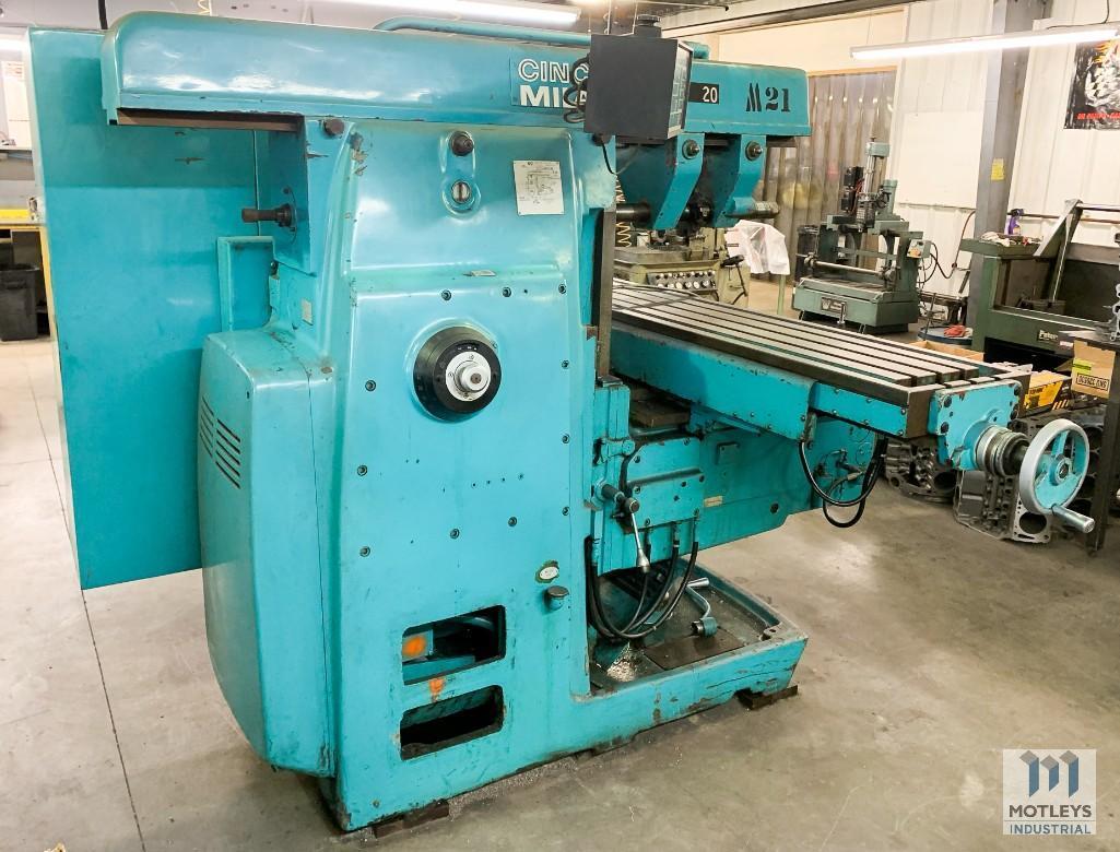 Cincinnati Milacron 520-16 E PLAIN DIAL TYPE HORIZONTAL MILL Offsite: Suffolk, VA.