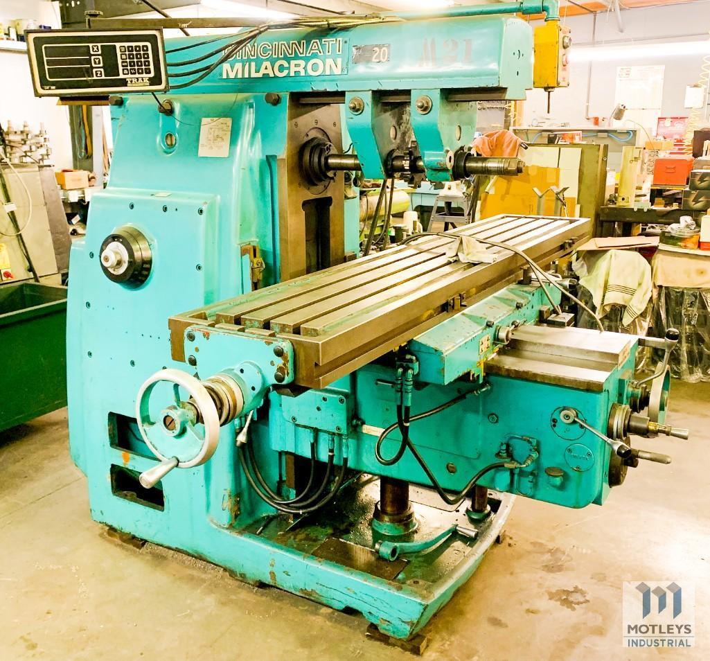 Cincinnati Milacron 520-16 E PLAIN DIAL TYPE HORIZONTAL MILL Offsite: Suffolk, VA.