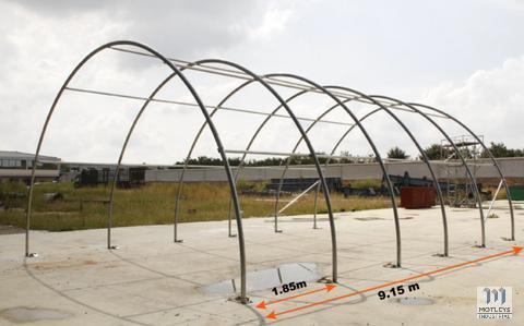 2021 Golden Mountain Single Truss Arch Storage Shelter