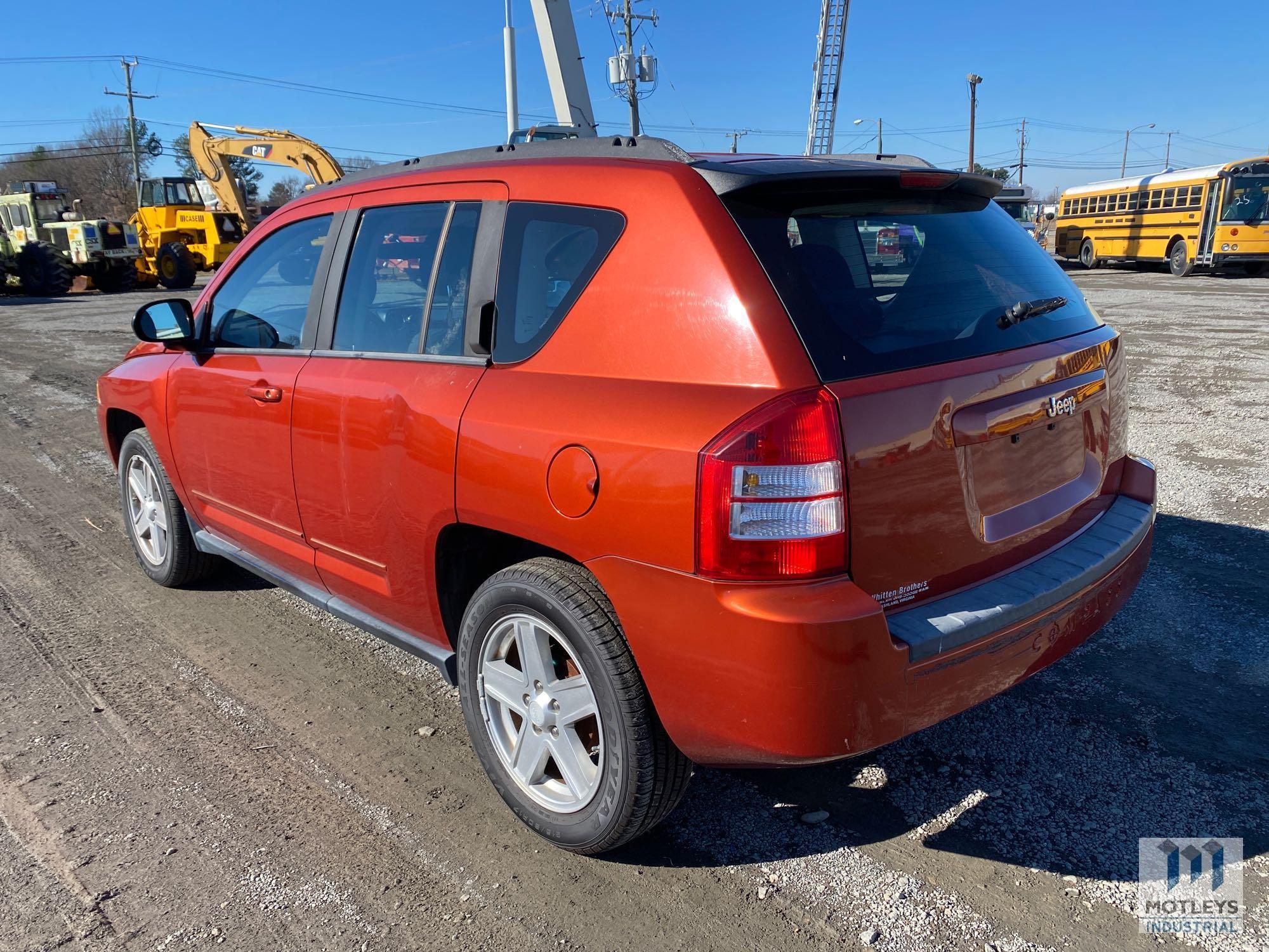 2010 Jeep Compass Multipurpose Vehicle (MPV), VIN # 1J4NT4FB6AD554161