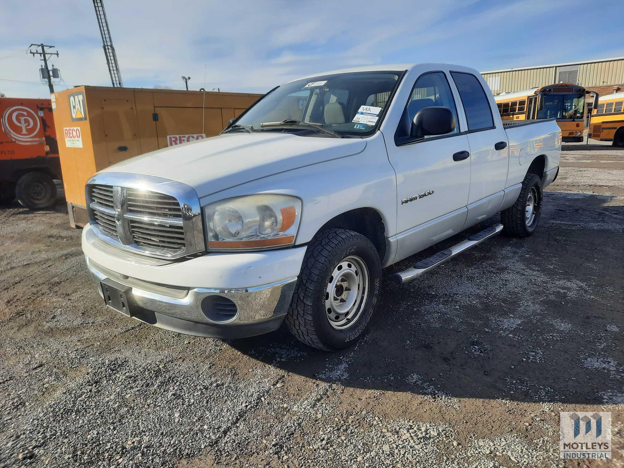 2006 Dodge Ram Pickup Pickup Truck, VIN # 1D7HA18N36J114041 (TITLE DELAY)