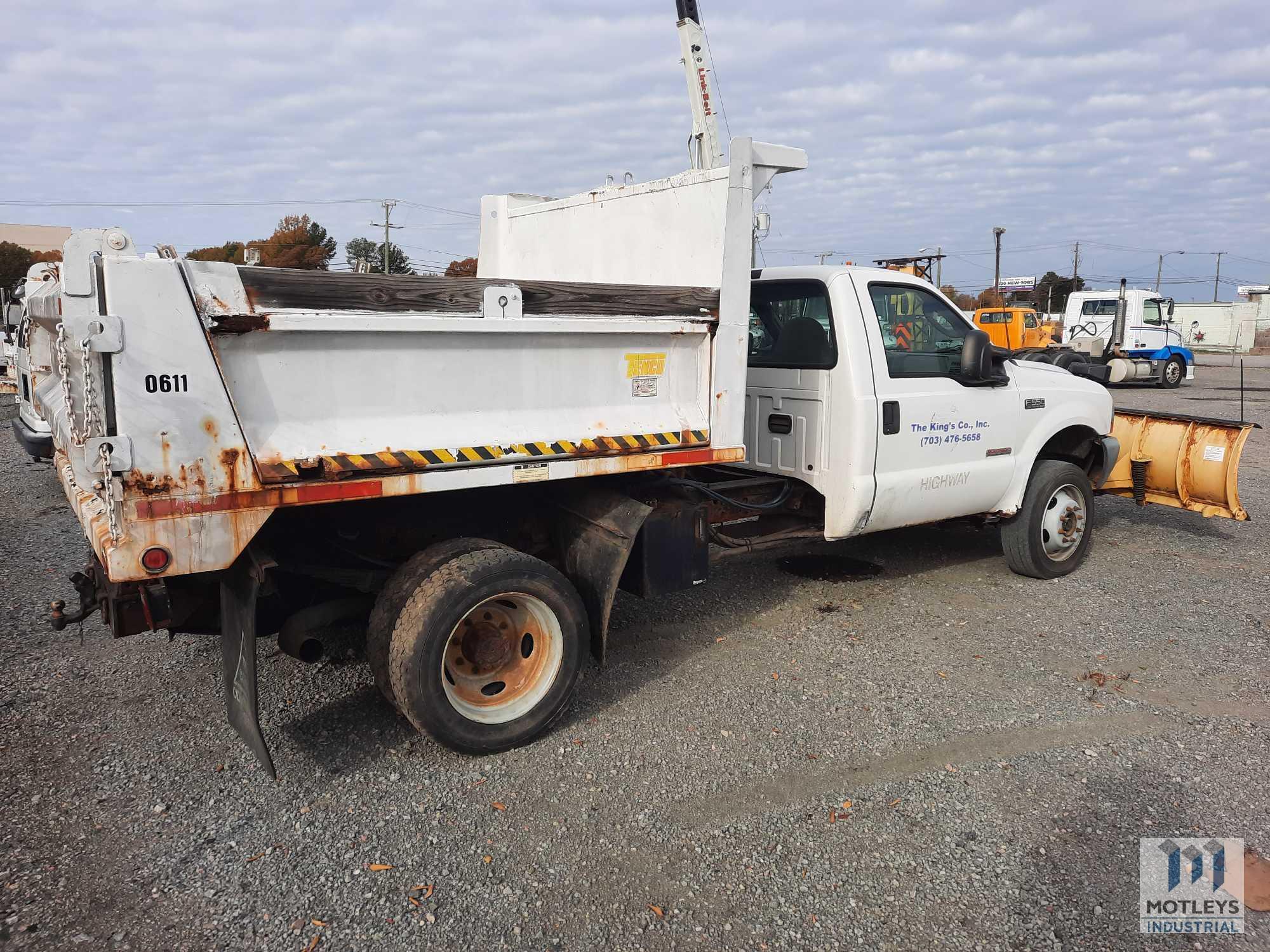 2003 Ford F-550 S/A Dump Truck w/ Snow Plow