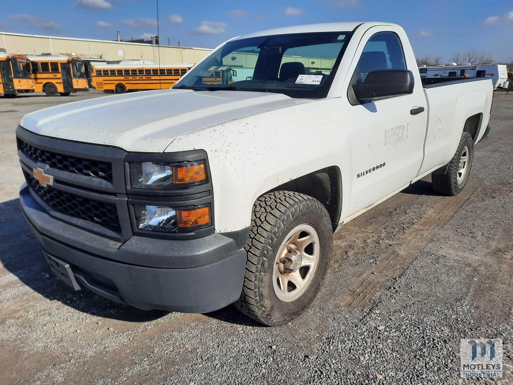 2015 Chevrolet Silverado Pickup Truck, VIN # 1GCNCPEH8FZ391116