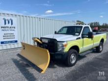 2011 F350 4x4 Truck With Plow