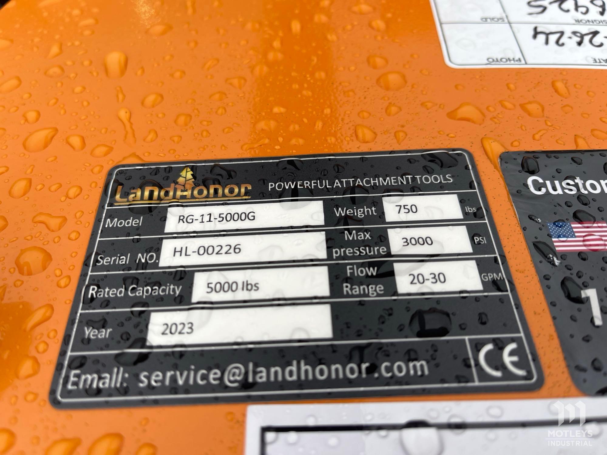 2023 Landhonor RG-11-5000G Rotating Grapple