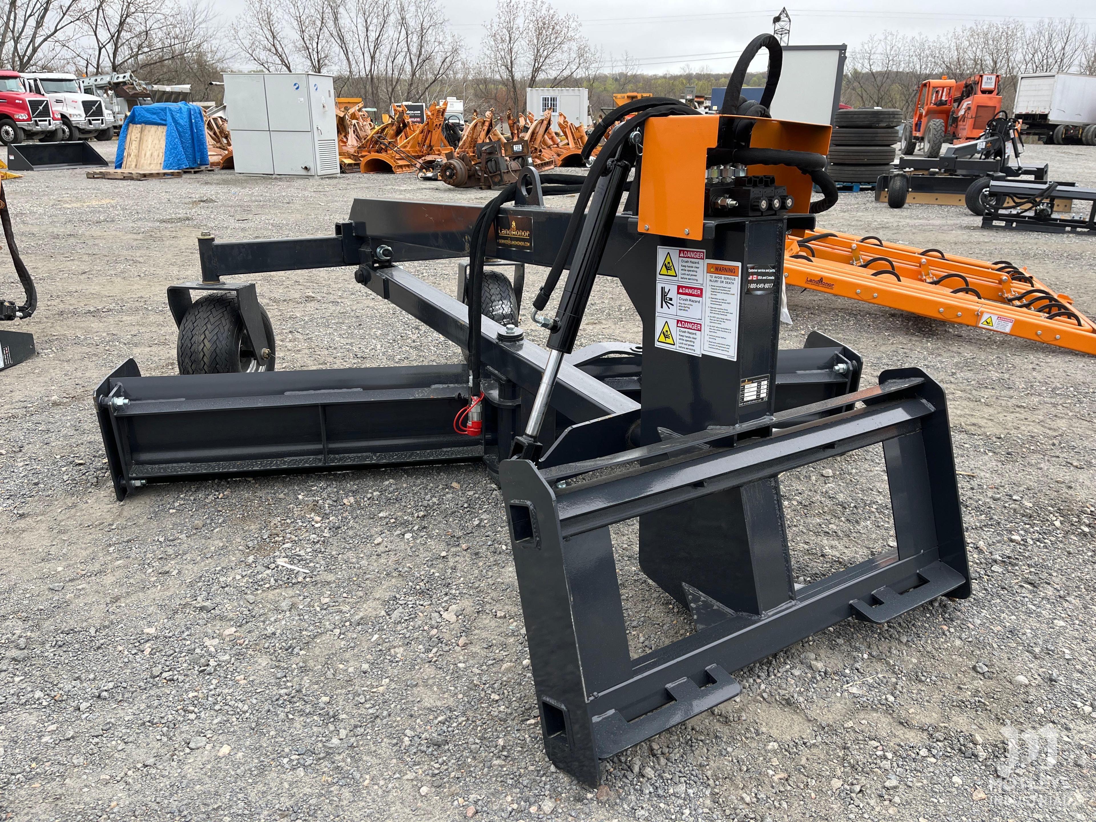 2023 LandHonor GM-12-96W Skid Steer Grader Attachment