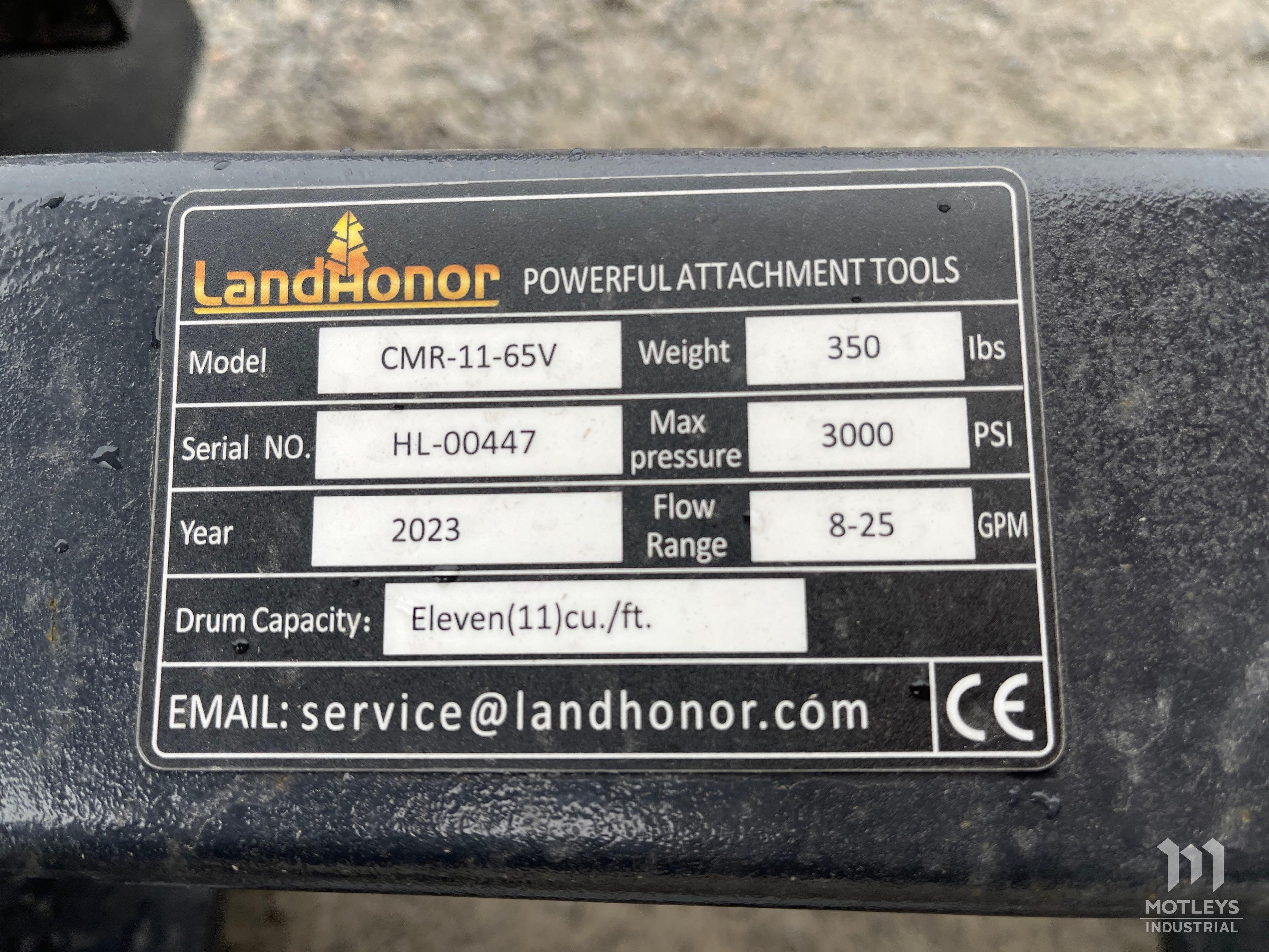 2023 LandHonor CMR-11-65V Skid Steer Concrete Mixer Roller