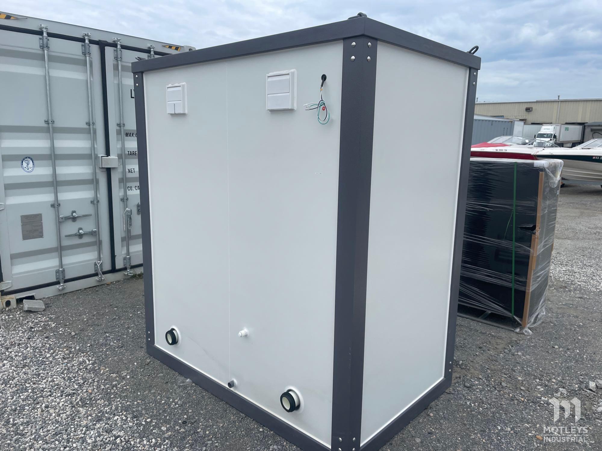 2024 Bastone 110V Portable Double Stall Toilets