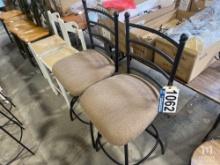 (2) Swiveling Bar Stools